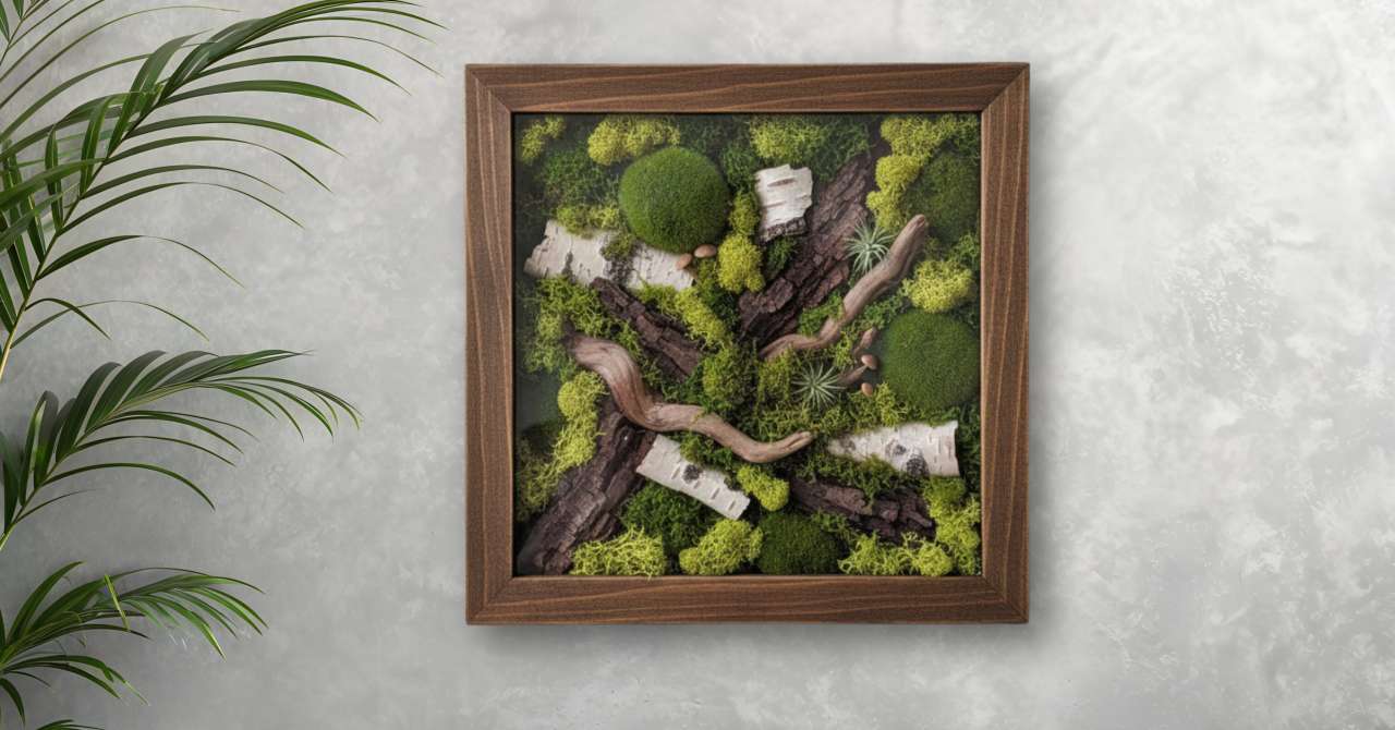 Kreativní dílna: Mechový obraz